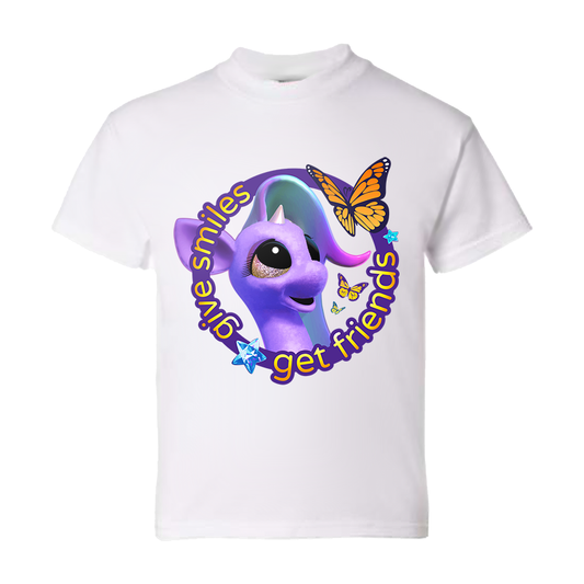 Wee Widdle Wishes "Give Smiles" Youth T-Shirt